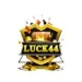 A gold and black shield logo featuring a treasure chest, gold bars, and the text "LUCK44" in bold letters.