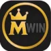 App icon for MWin featuring a golden crown above the text "MWIN" within a gold circle on a black background.
